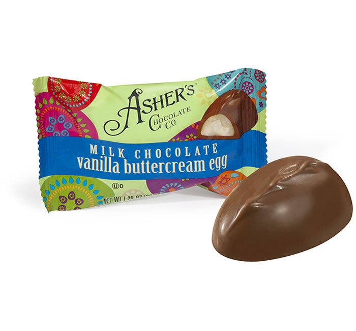 Asher's - Milk Chocolate Vanilla Buttercream Egg (1.09oz)