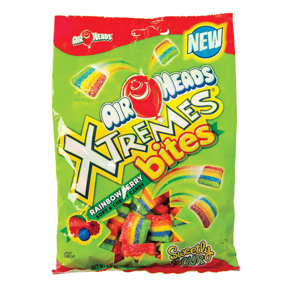 Airheads - Xtreme Rainbow Bites Peg Bag (6oz)
