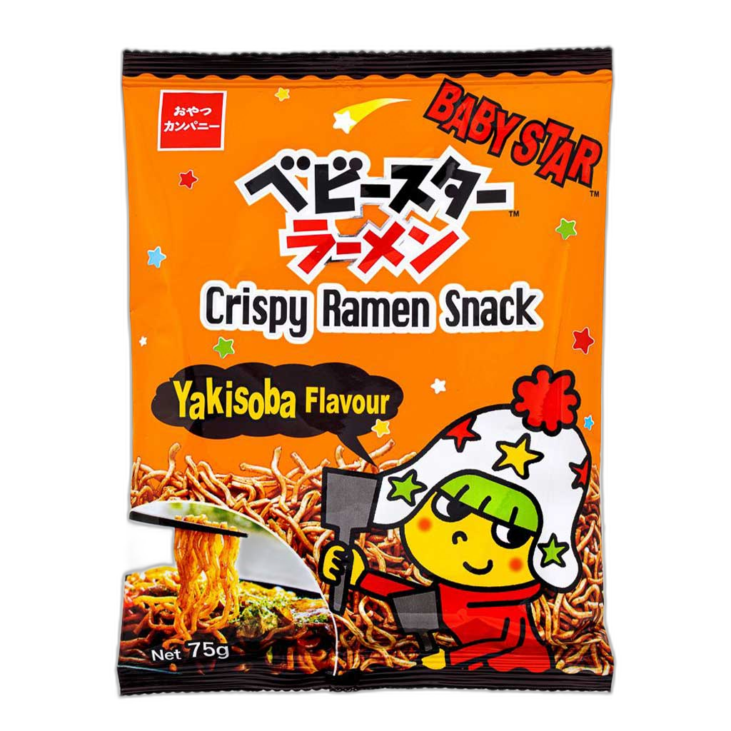 BabyStar - Yakisoba Flavor - Crispy Ramen Snack - Product of Taiwan
