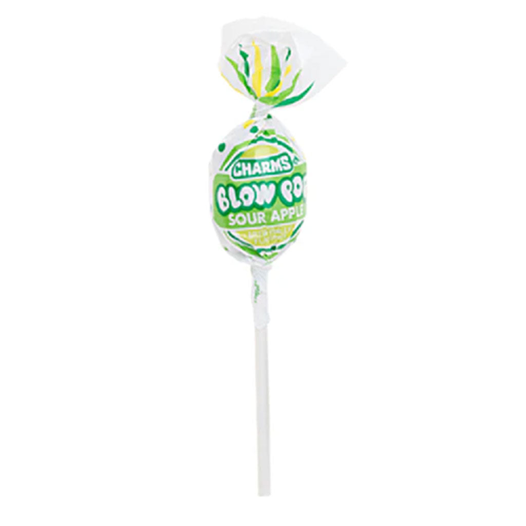 Charms - Sour Apple Blow Pop ($.25) (.65oz)