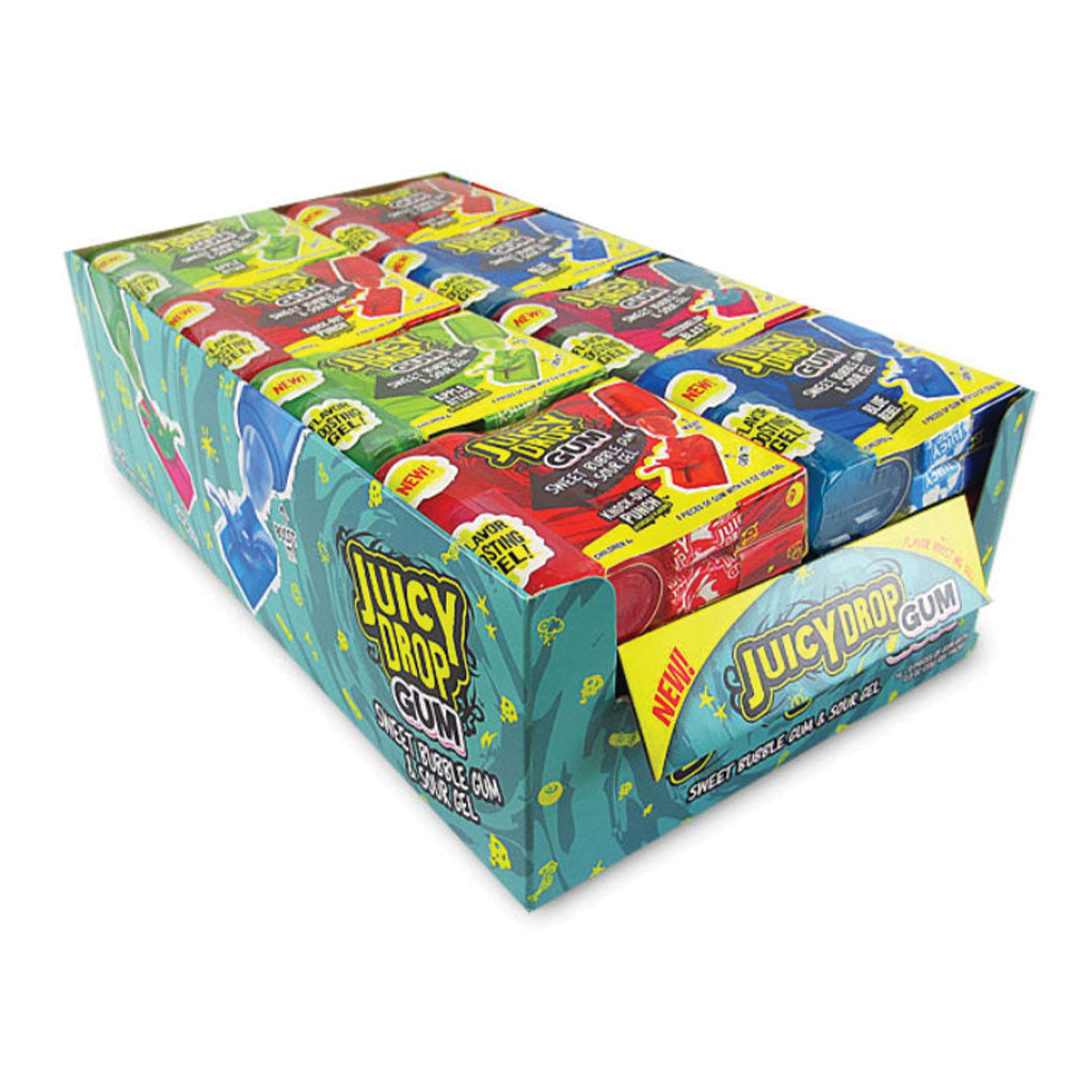Juicy Drop - Gum Wallet Pack W/ Sour Gel Assorted Flavors (1.5oz)
