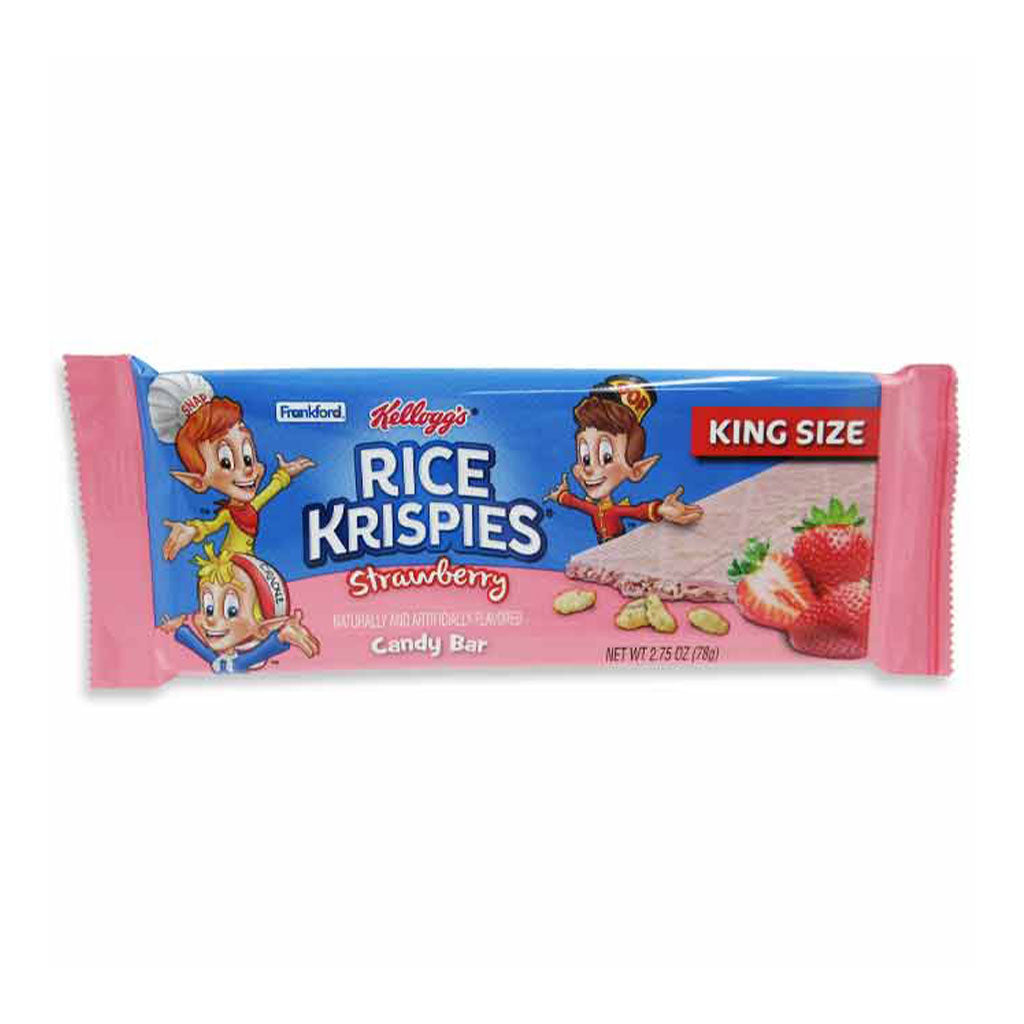 Kelloggs - Strawberry Marshmallow Bar Rice Krispies King Size (2.75oz)
