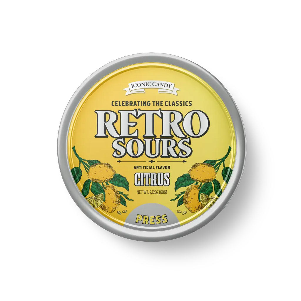 Retro Sours Tin - Citrus (2.12oz)
