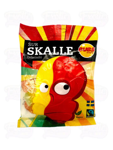Bubs - Sour Swedish Candy Skulls (90g)