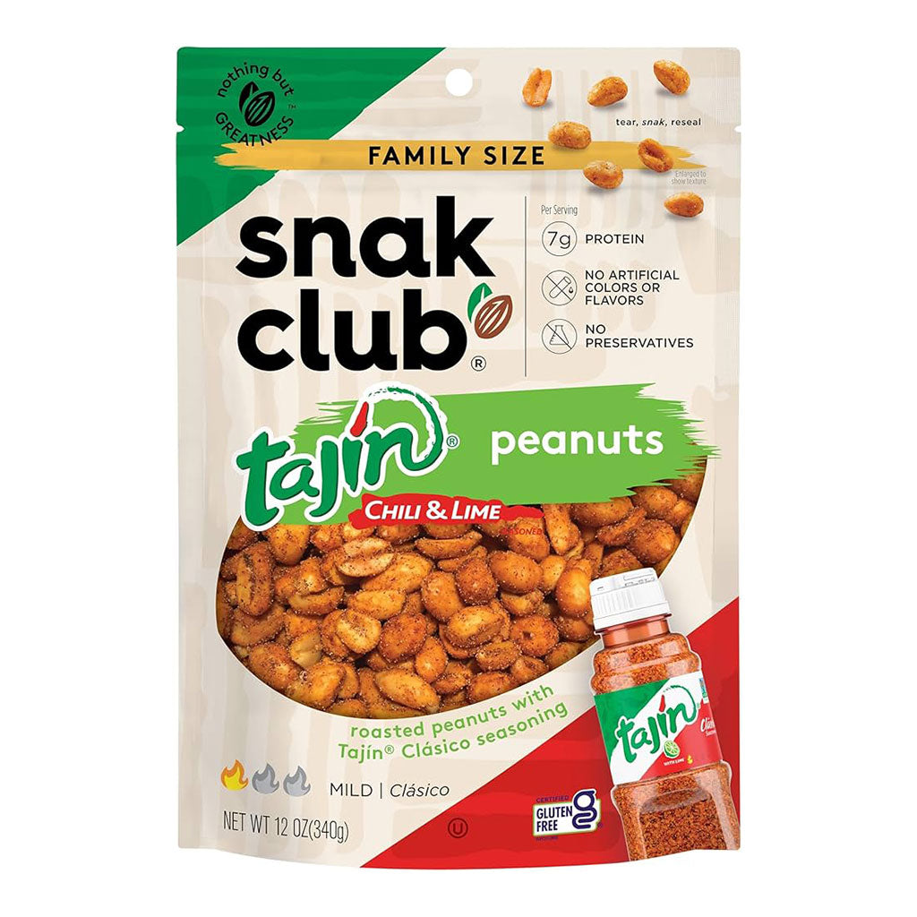 Snak Club Tajin Chili & Lime - Classico Peanut (2.75oz)