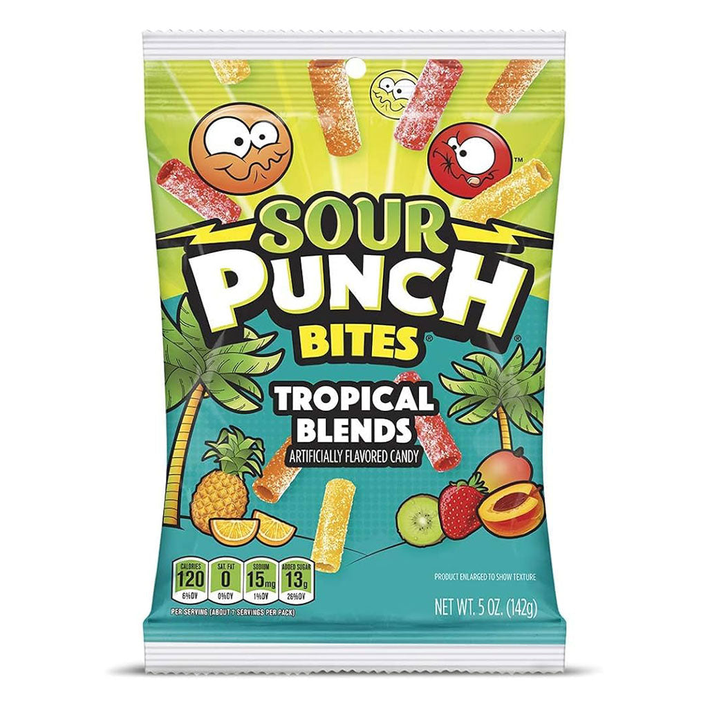 Sour Punch - Tropical Bites Peg Bag (5oz)