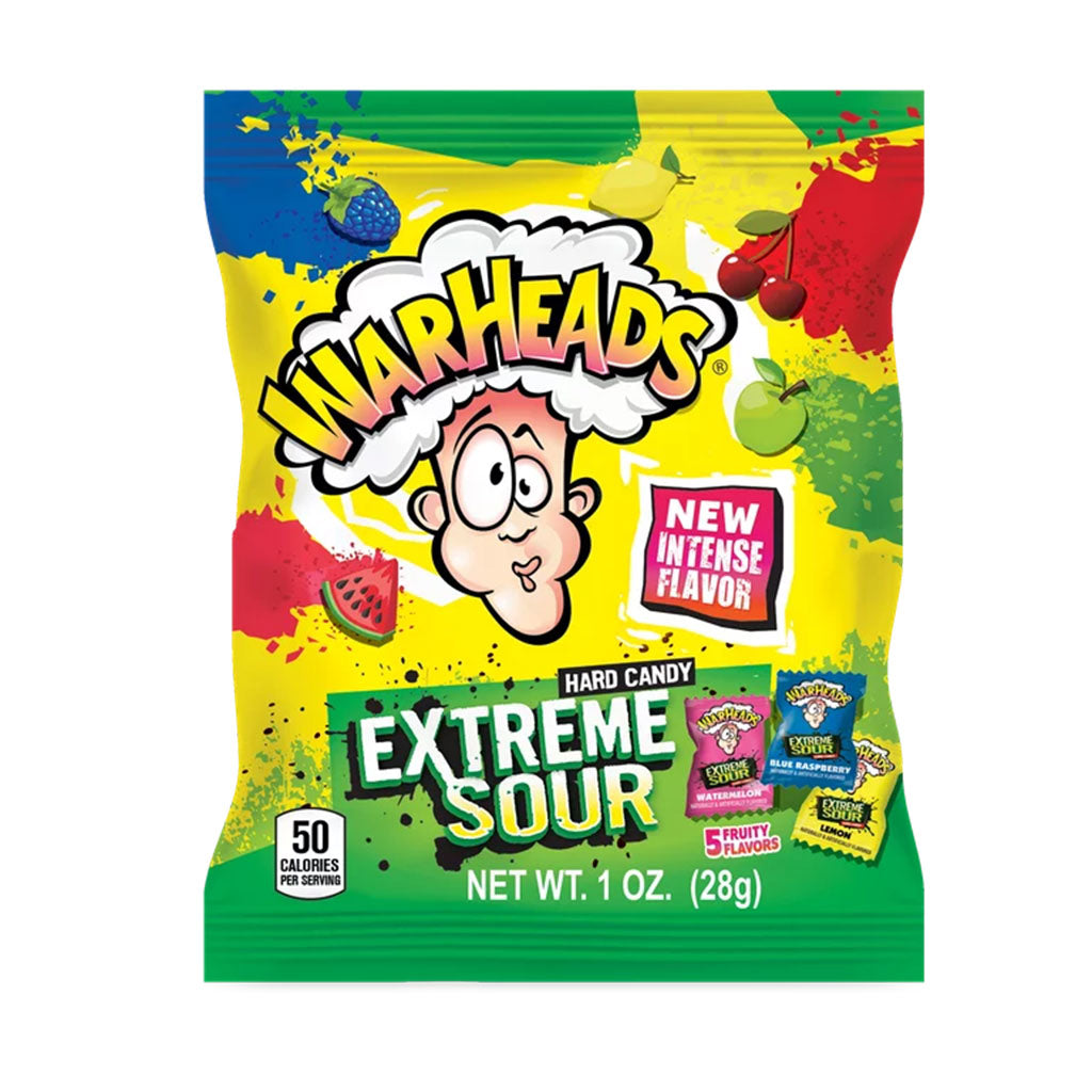 Warheads - Extreme Sour Hard Candy Peg Bag (1oz)