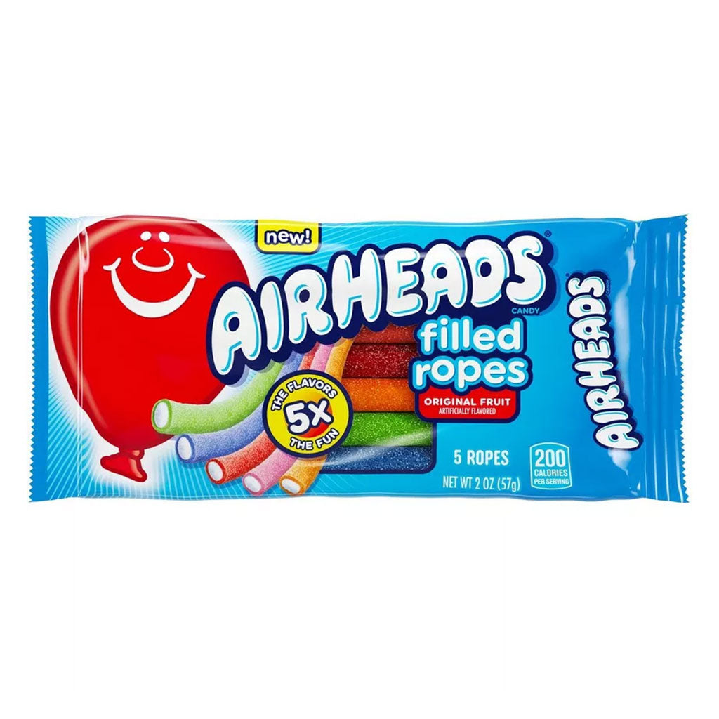 Airhead Ropes Andy Airheads - Filled Ropes (2oz) – Uncle Joe's Candy