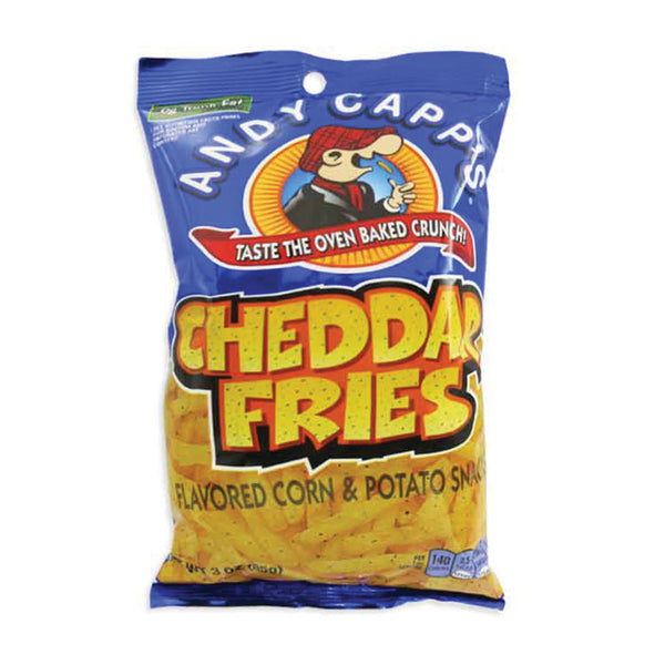 Andy Capp - Cheddar Fries Peg Bag (3oz) – Uncle Joe's Candy