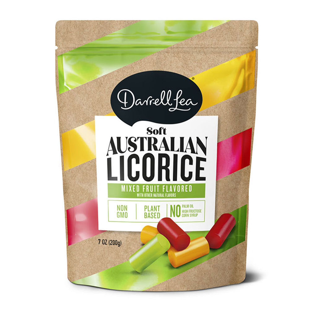 Darrell Lea - Mixed Flavor Licorice Peg Bag (7oz)