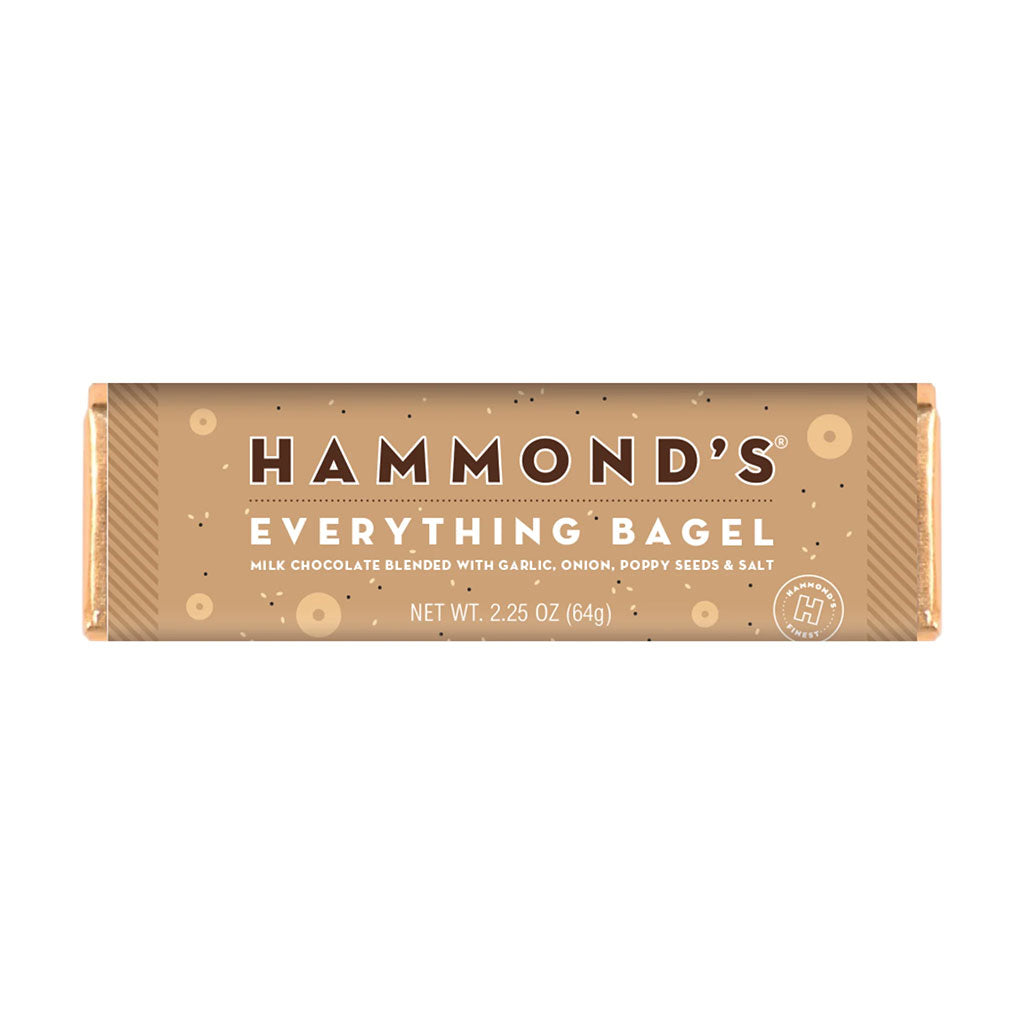 Hammonds -Everything Bagel Chocolate Bar (2.25oz)