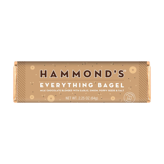 Hammonds -Everything Bagel Chocolate Bar (2.25oz)