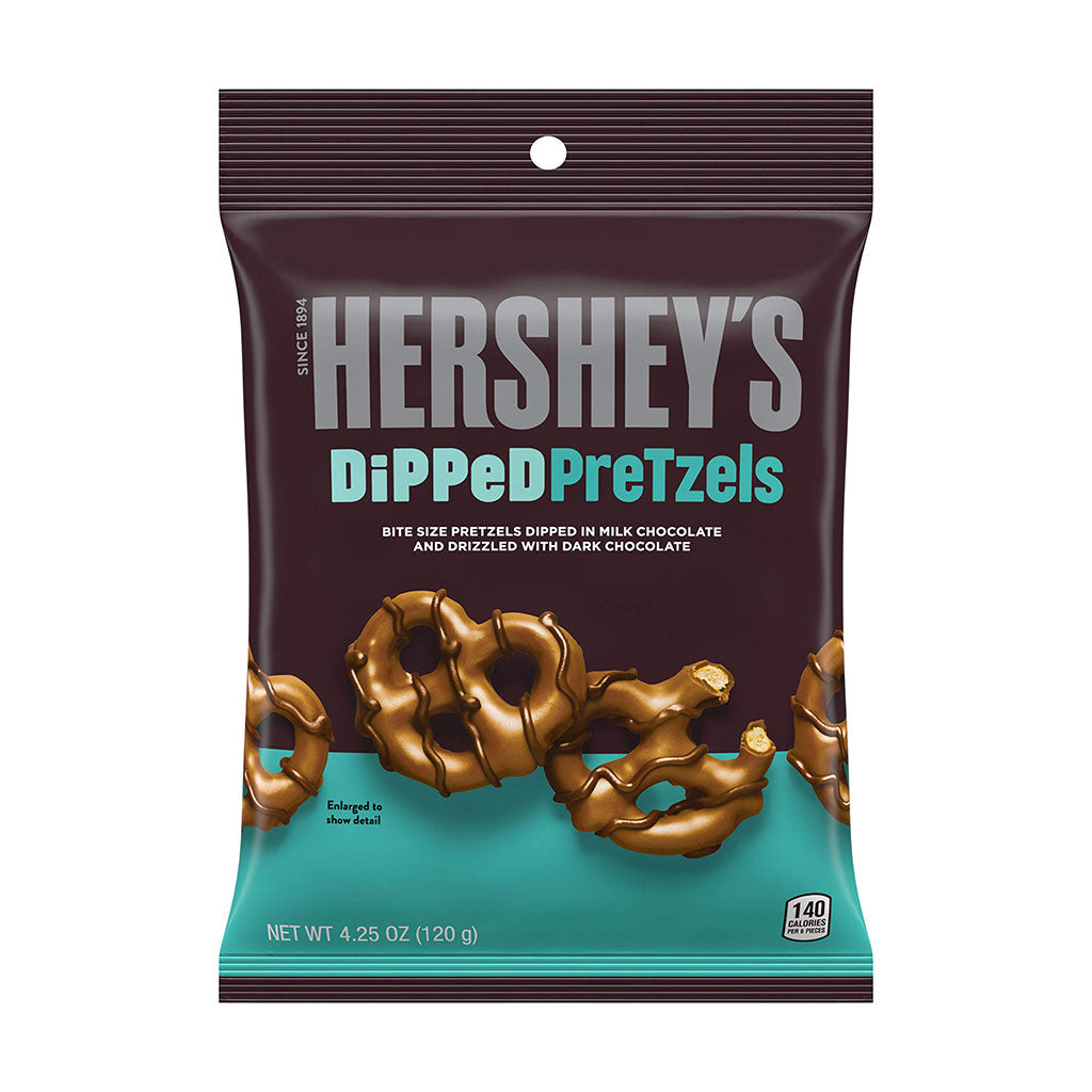 Hershey's - Dipped Pretzels - Milk Chocolate (4.25oz)