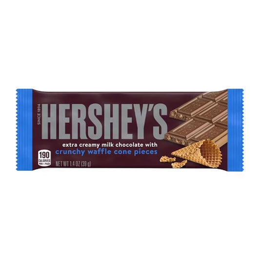 Hersheys - Extra Creamy Milk Chocolate W/ Crunchy Waffle Pieces (1.4oz)