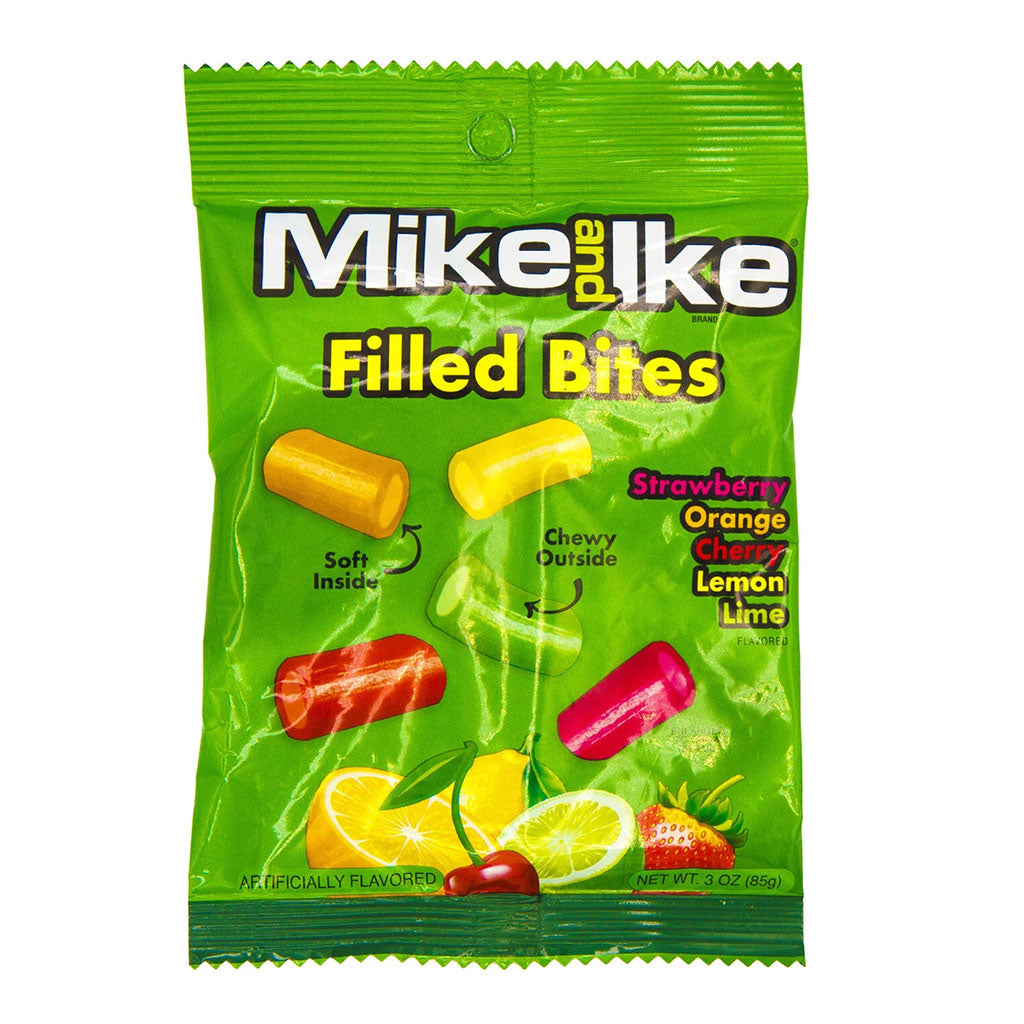 Mike & Ike - Licorice Bites Peg Bag (3oz)