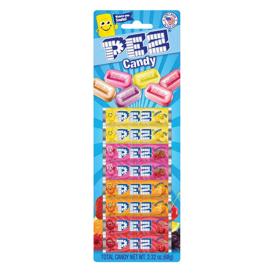 Pez - Refill Blister 8 Pack Assorted Fruit (2.32oz)