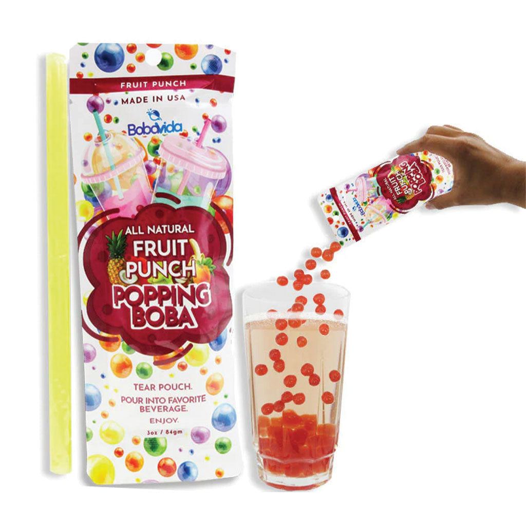 Popping Boba Single Serve - Fruit Punch (3oz) – Uncle Joe's Candy
