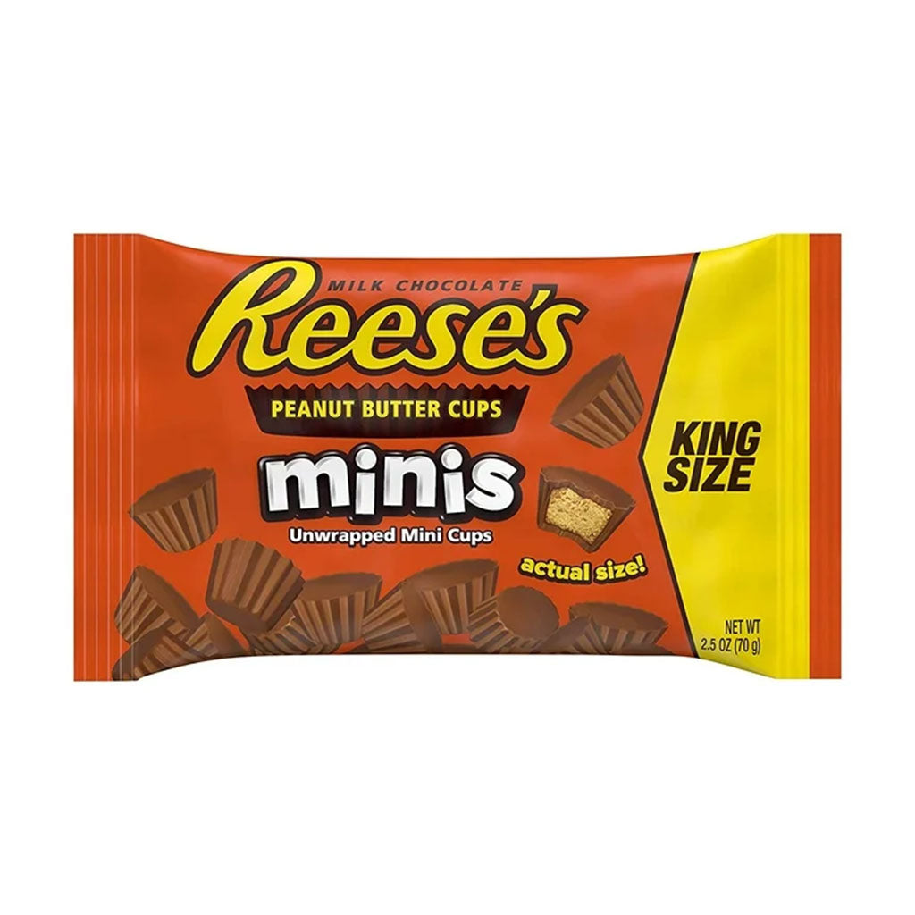 Reese's - Milk King Size Peanut Butter Cup Minis Bag (2.5oz) – Uncle ...