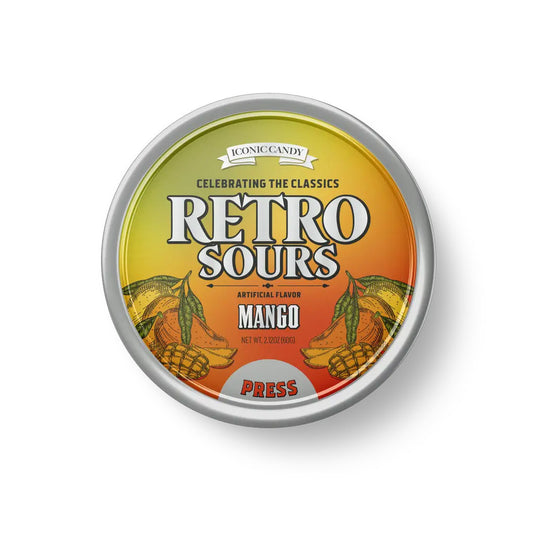 Retro Sours Tin - Mango (2.12oz)