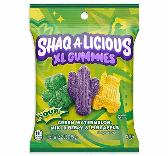 Shaq-a-licious Sour Gummies - (6.2oz)